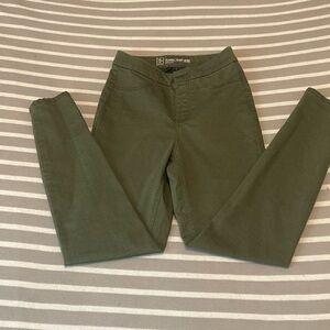 Army Green Skinny Jeans (brand new)